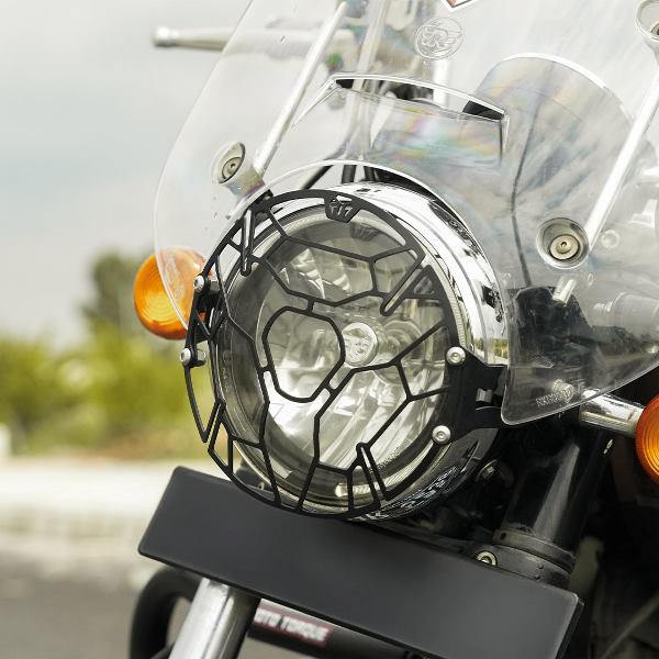 Moto Torque Head Light Guard For Meteor 350