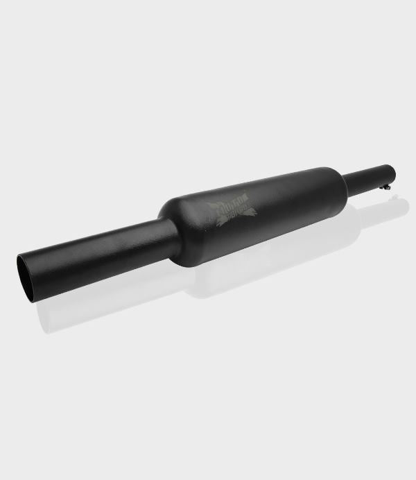 Moto Torque Matte Black Performance Exhaust - Moto Bottle - Black