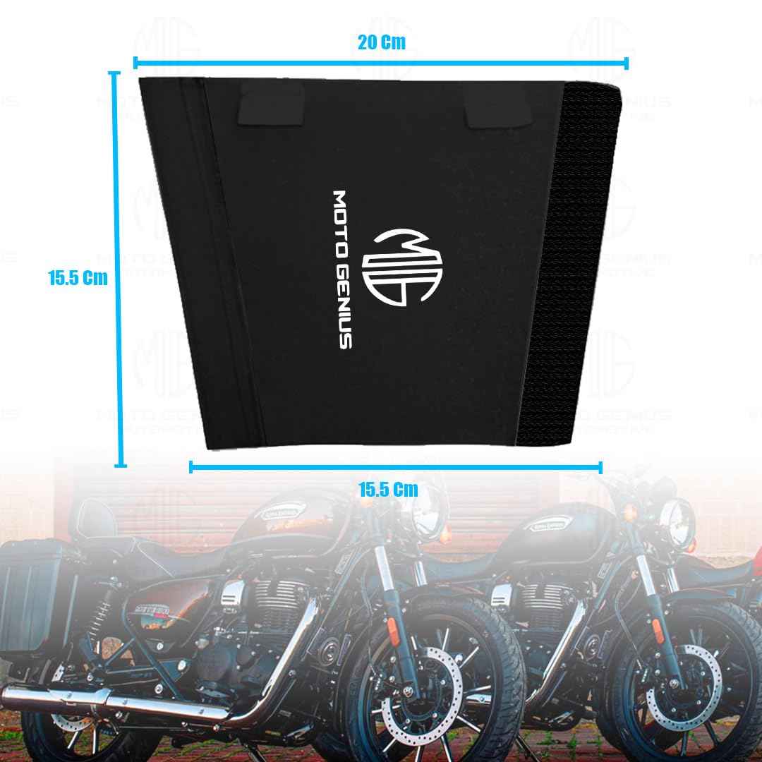 Moto Genius Universal Front Fork Seal Covers (Black)