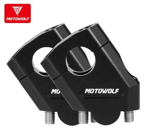 Motowolf Motorcycle Buggy Modified Caliber Faucet Seat / Variable Diameter Handlebar Raiser (MDL 3517B)