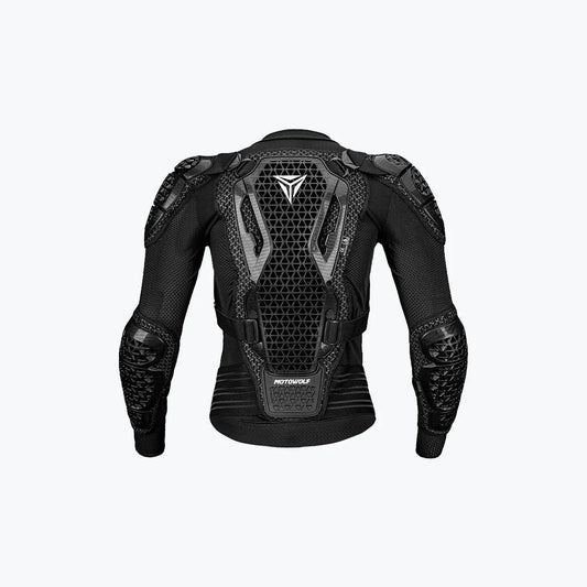 Motowolf PG1 Motorcycle Body Armour (Black)