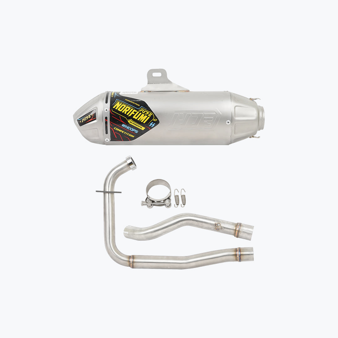 Norifumi Exhaust Whoops Kompetisi + DB Killer For Xpulse 210