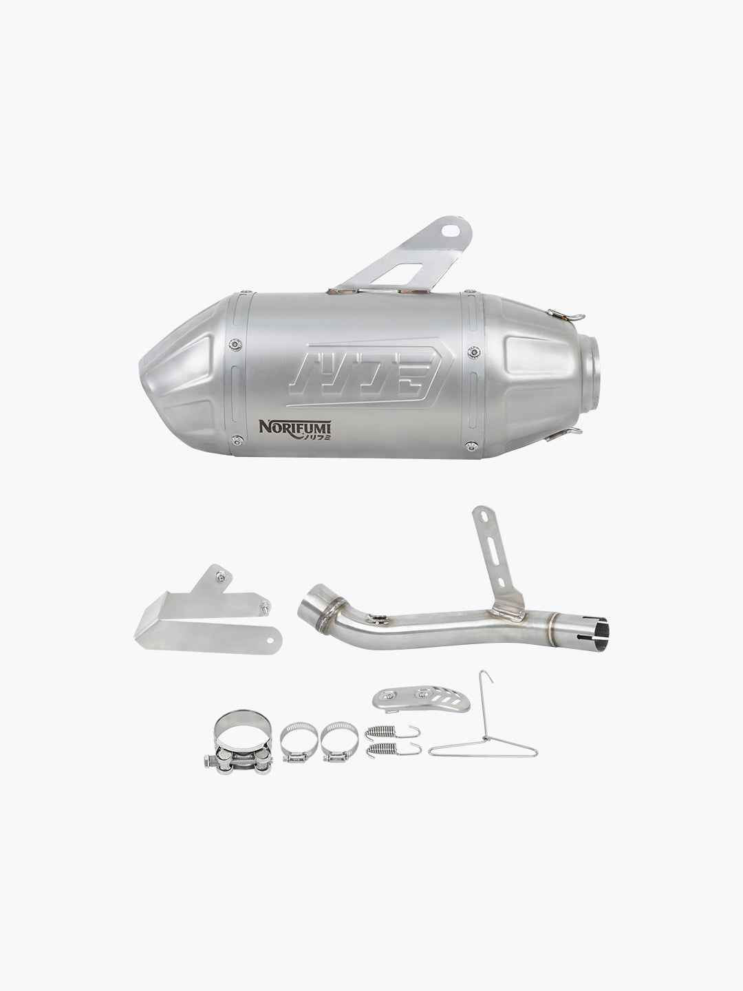 Norifumi Slip-On Exhaust Whoops Stainless Steel for Himalayan / Guerrilla 450 Short