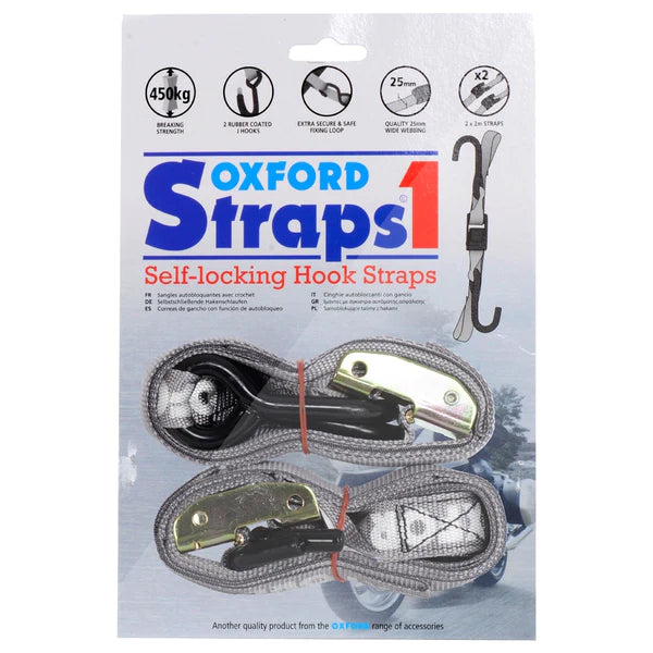 Oxford Straps 1 Self Locking Bike Hook Straps