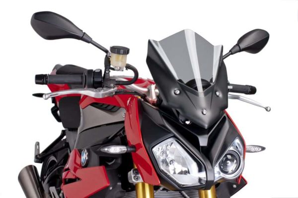PUIG Windscreen for BMW S1000R (2017-19) - Light Smoke - Riders Junction