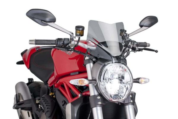 PUIG Windscreen for Ducati Monster 821 (2015-18) - Clear - Riders Junction