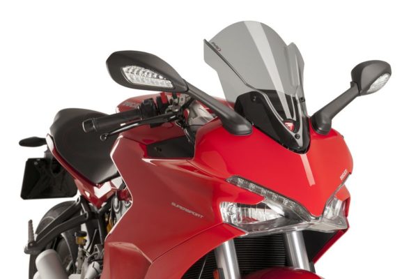PUIG Windscreen for Ducati Supersport 939 (2017-19) - Light Smoke - Riders Junction