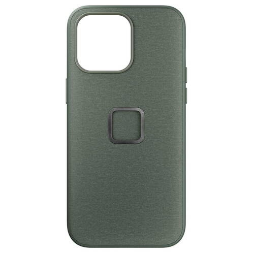 Peak Design Charcoal Mobile Everyday Fabric Case iPhone 15 Pro Max V2 (Sage) - PD-M-MC-BL-SG-2