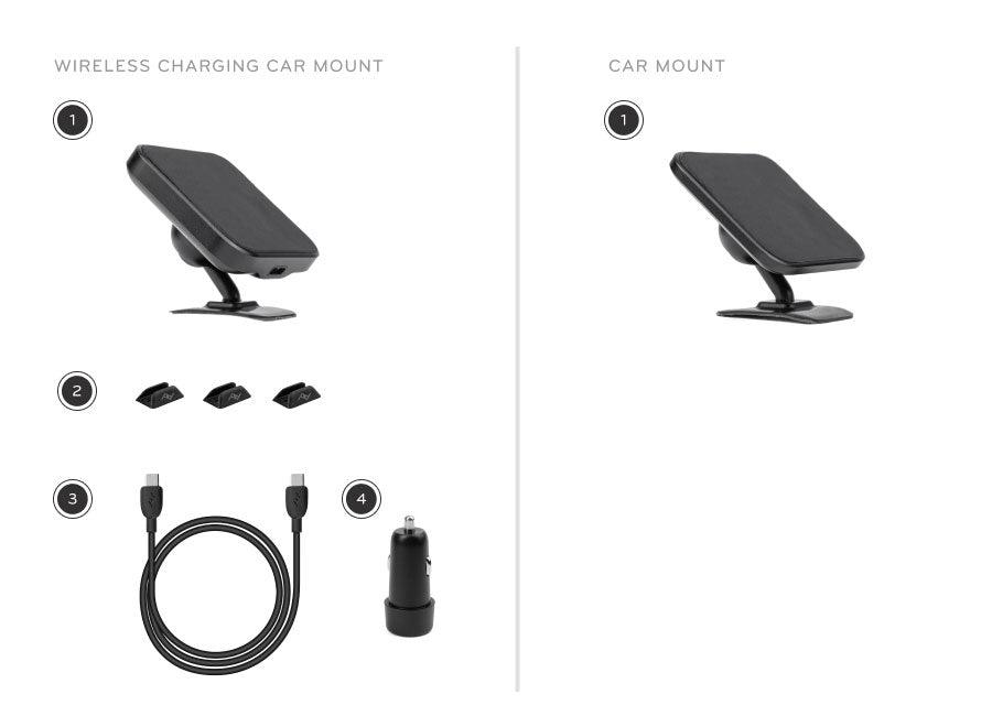 Peak Design Mobile Car Mount VHB Charging (Black) - PD-M-CM-AA-BK-1