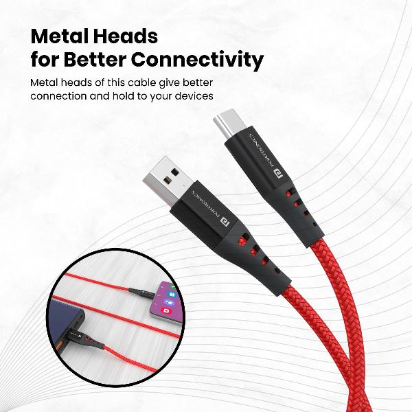 Portronics-Konnect Dash 2 USB T Typre C Cable (POR 1661)