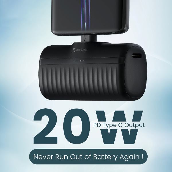 Portronics-Power Pebble 5000 Mah-(POR 2262)