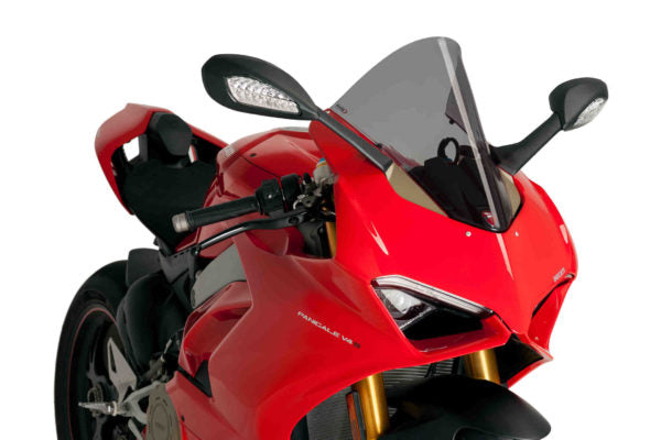 Puig - Windscreen for Ducati Panigale 1100 V4/V2 (2019-20) - Dark Smoke - Riders Junction