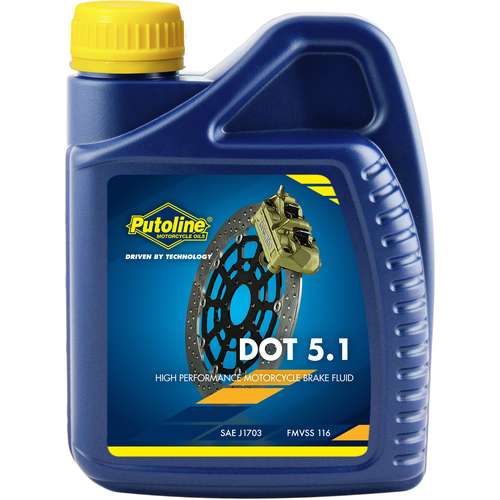 Putoline DOT 5.1 Brake Fluid 500 ML Bottle