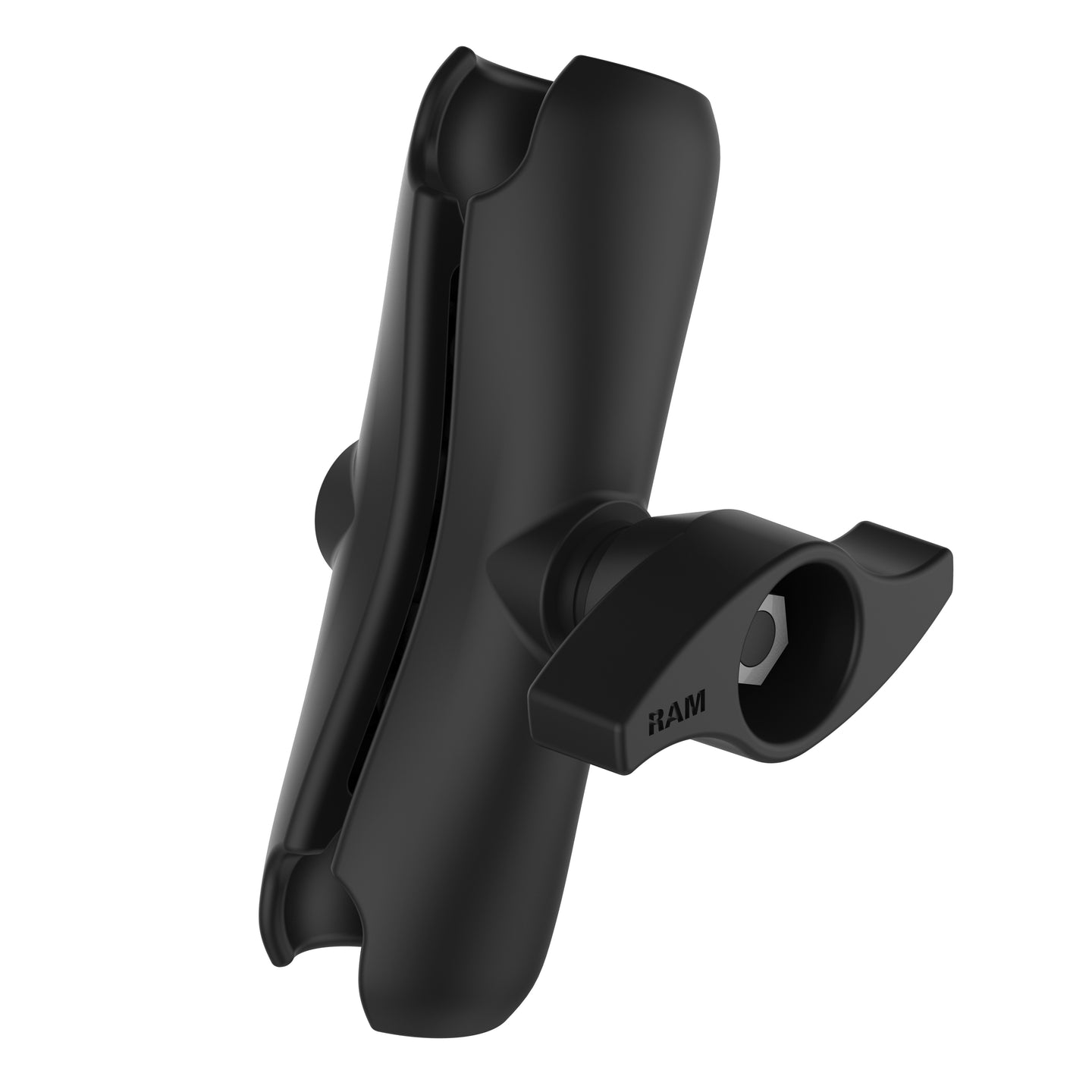 RAM® Mounts Double Socket Arm with Metal Knob - C Size Medium (RAM-201MU)