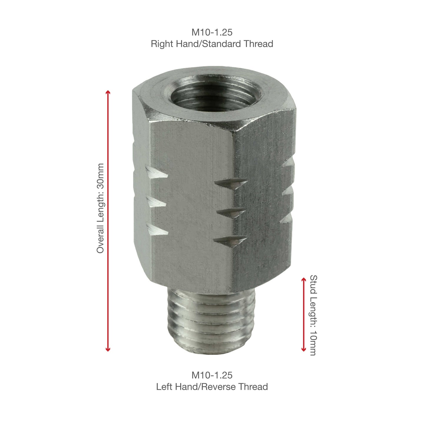 RAM® Mounts M10-1.25 Reverse Thread Adapter (RAM-M10125-RTA)