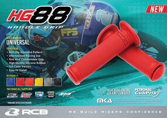 RCB HG88 GRIP SET 01HG017B ( BLACK ) - Riders Junction