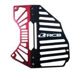 RCB Radiator Cover S Series Nmax Black/Red - 01IR007B