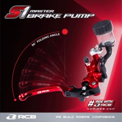 RCB S1 Master Brake Pump LH 14MM 01BP012 ( BLUE ) - Riders Junction