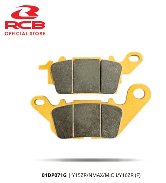RCB S2-D2 Series Brake Pad AeroX 01DP071G ( GOLD ) - Riders Junction