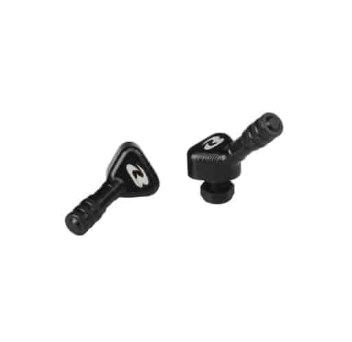RCB Air Valve Stems Jet 10mm Black-01A0345B
