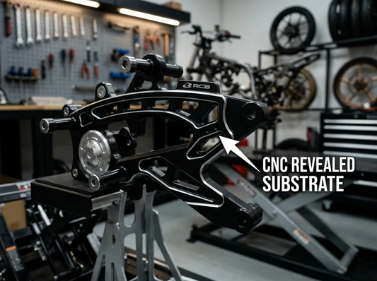 RCB CNC Alloy Swing Arm NMAX V2 - Black - 01SA021B