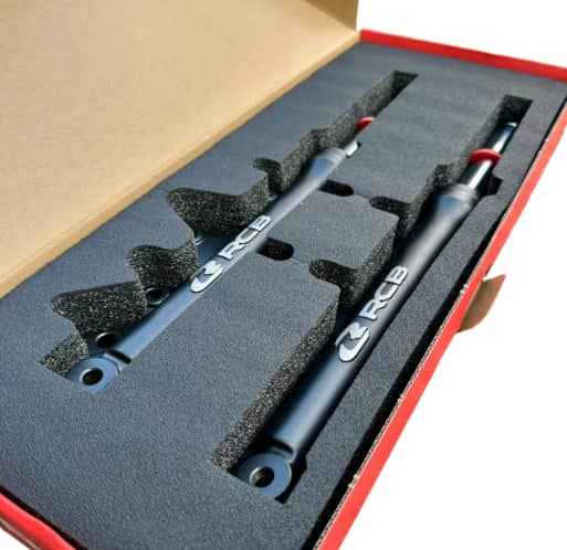 RCB FE Front Fork Yamaha Aerox 155 26mm Black (01A0337B)