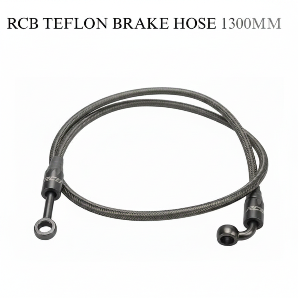 RCB Teflon Brake Hose 1300mm (Titanium) - 01BH005