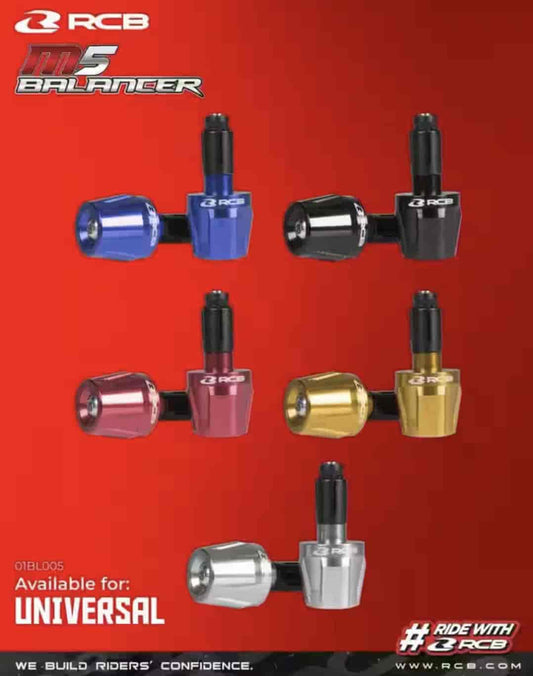 RCB Handlebar Weight M5 (Gold)-01BL005