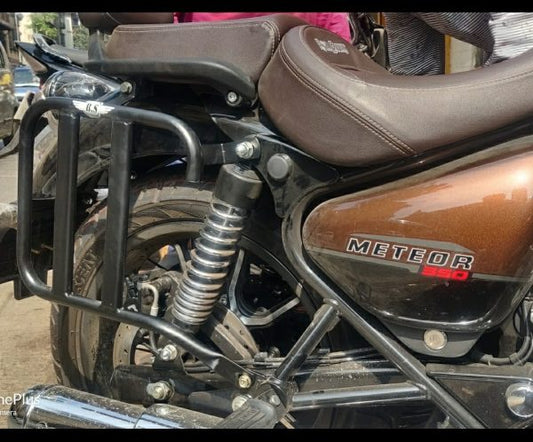 RE Meteor Saddle Stay - Stainless Steel with Black Powder Coated - BS00219 - Riders Junction