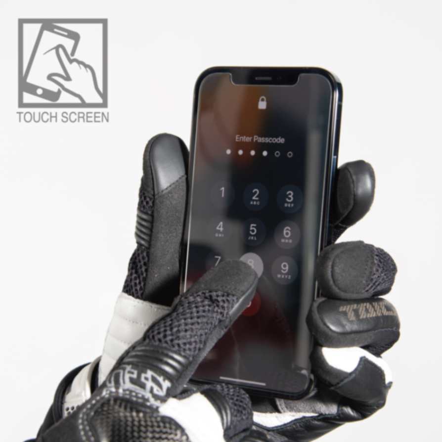 RS Taichi Armed Mesh Gloves - Reflective Black