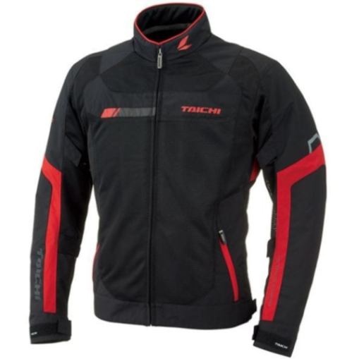 RS Taichi Cross over Mesh Riding Jacket – Men - Black Red