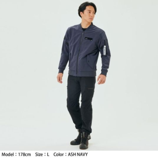 RS Taichi Quick Dry Flight Jacket - Ash Navy