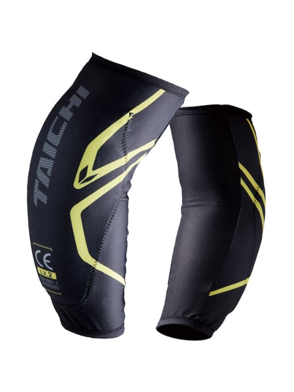 RS Taichi Stealth CE Guard for Elbow Black-Yellow