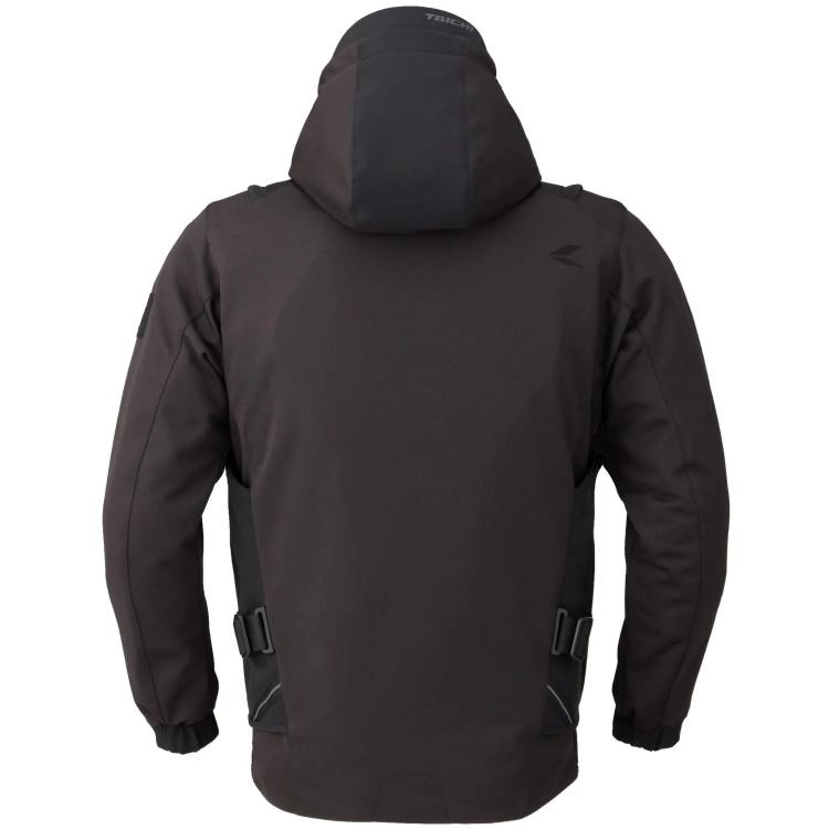 RS Taichi Overlap Mesh Parka Jacket - Black/Black