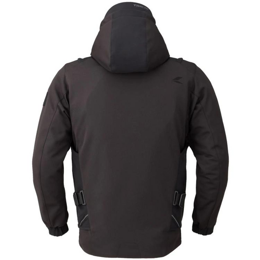 RS Taichi Overlap Mesh Parka Jacket - Black/Black