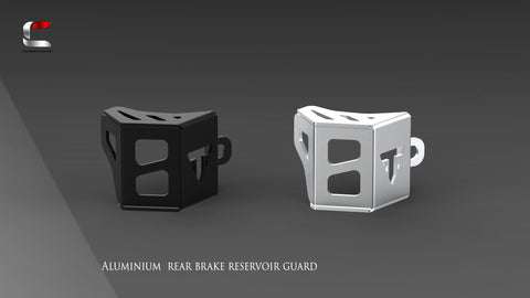 Rear brake reservoir guard - triumph speed 400