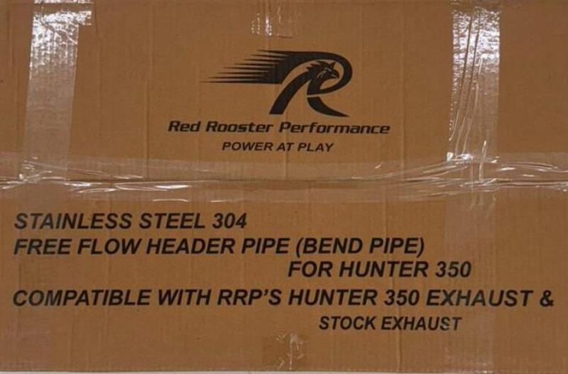 Red Rooster Performance Header Pipes Set- Matte - For Hunter 350
