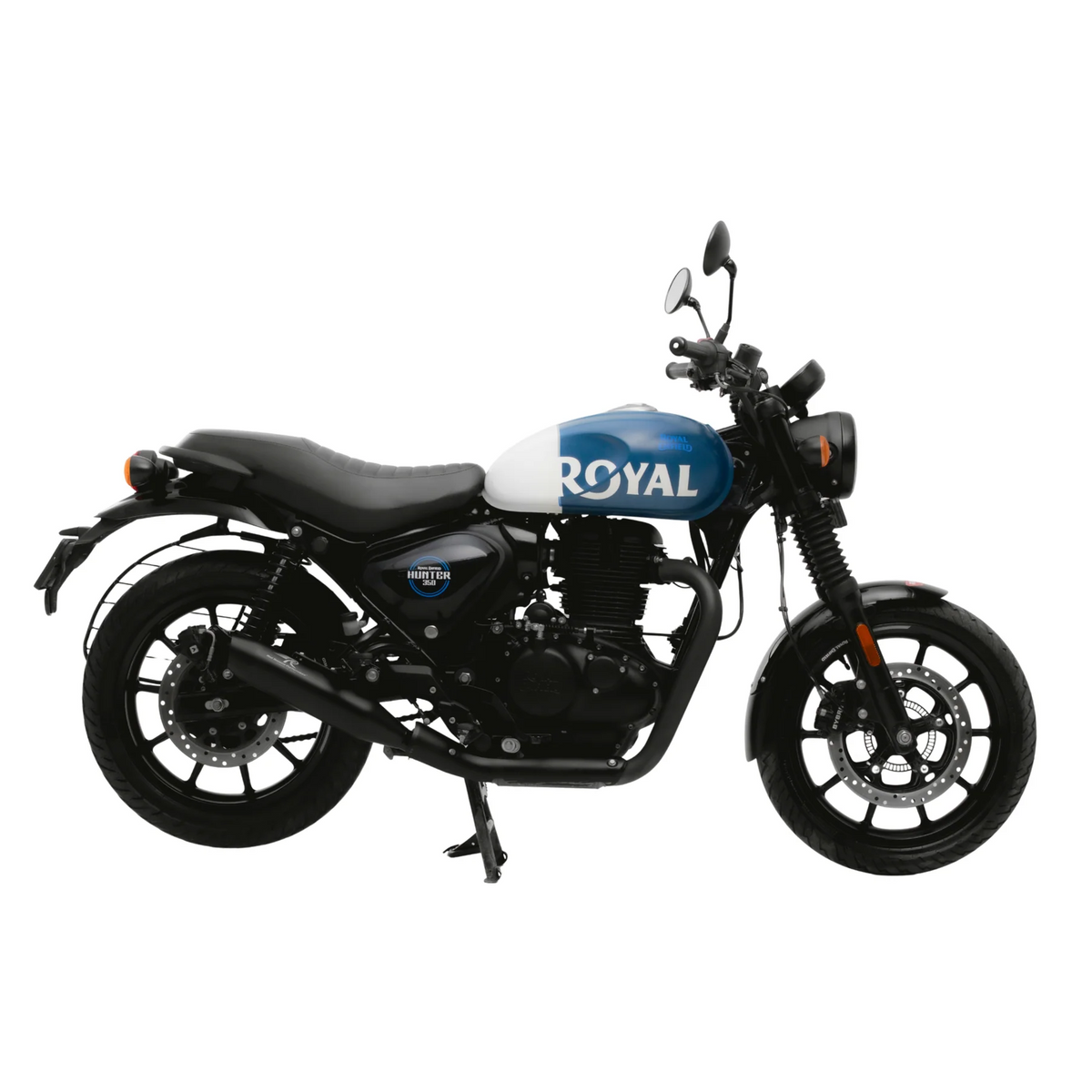 Red Rooster Performance Rumbler Max Black Matte Exhaust for RE Classic 350 Reborn