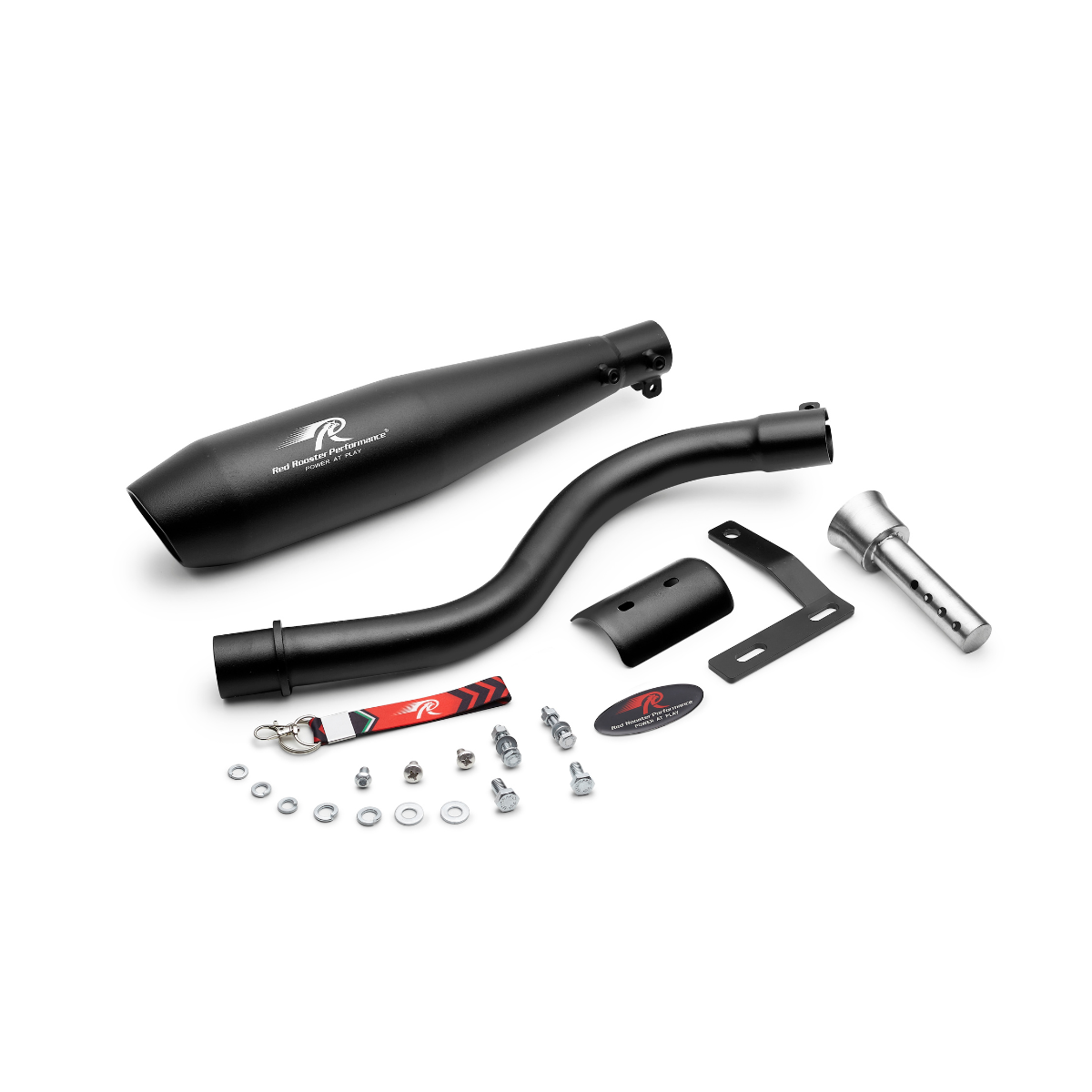 Red Rooster Polaris Exhaust for Xpulse 210 - Black