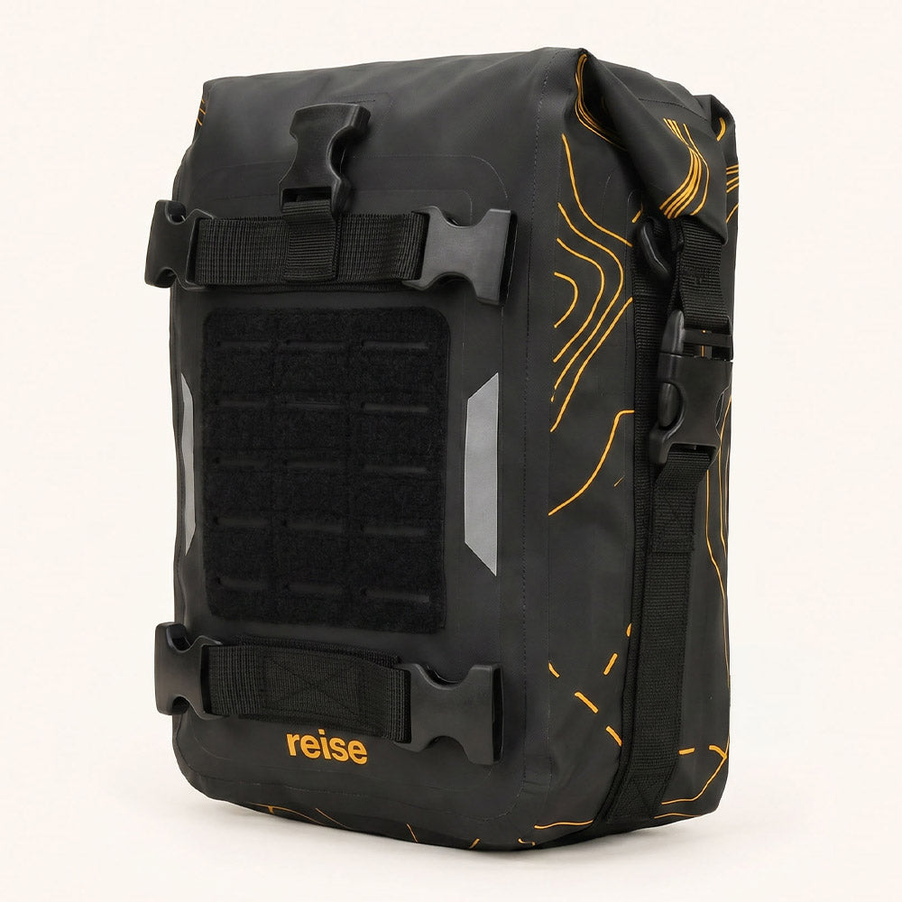 Reise Crash Bar Bag Water Repellent Motorcycle Luggage 6L (Black) - RELG00306L025