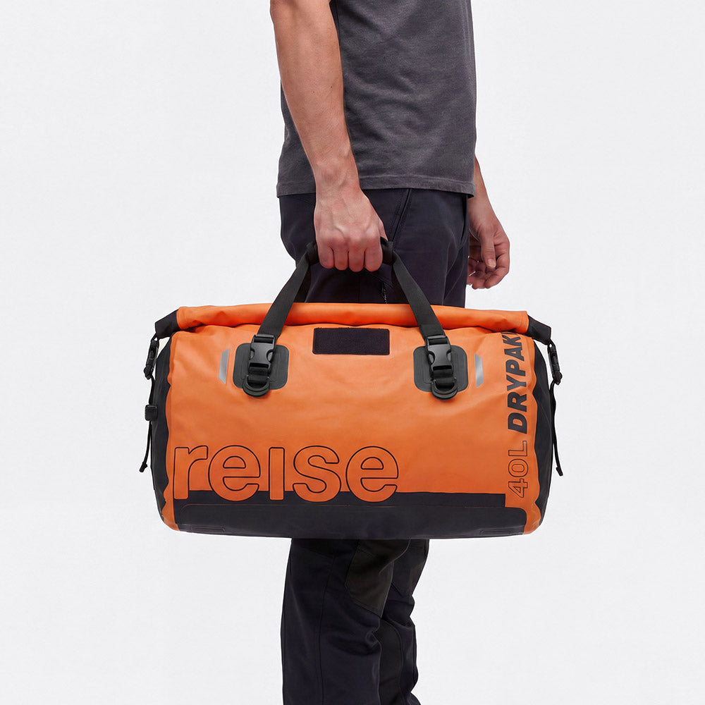 Reise Drypak Waterproof Motorcycle Tailbag 40L (Orange) - RELG00240L022