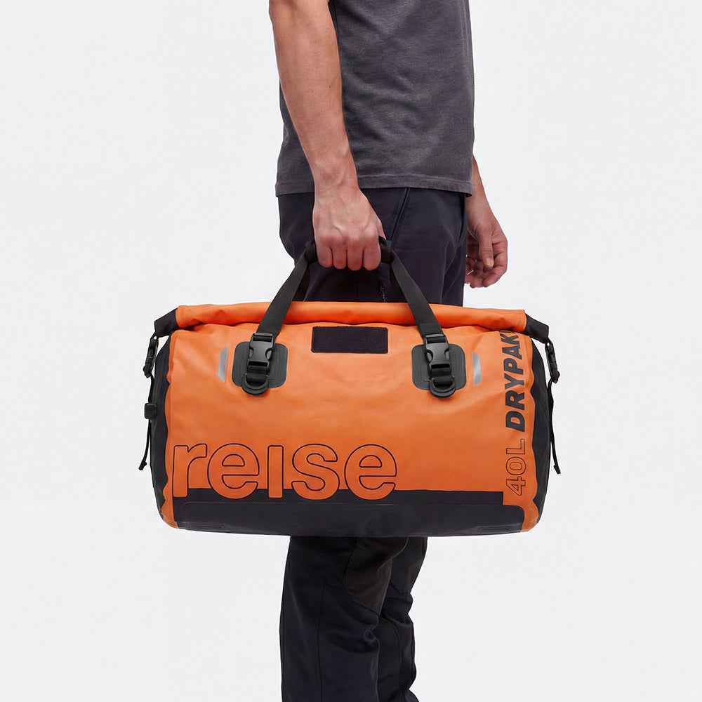 Reise Drypak Waterproof Motorcycle Tailbag 40L (Orange) - RELG00240L022