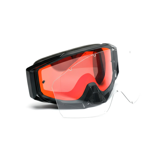 Reise Revver Revo Anti Fog & Anti Scratch MX Goggles (Orange)