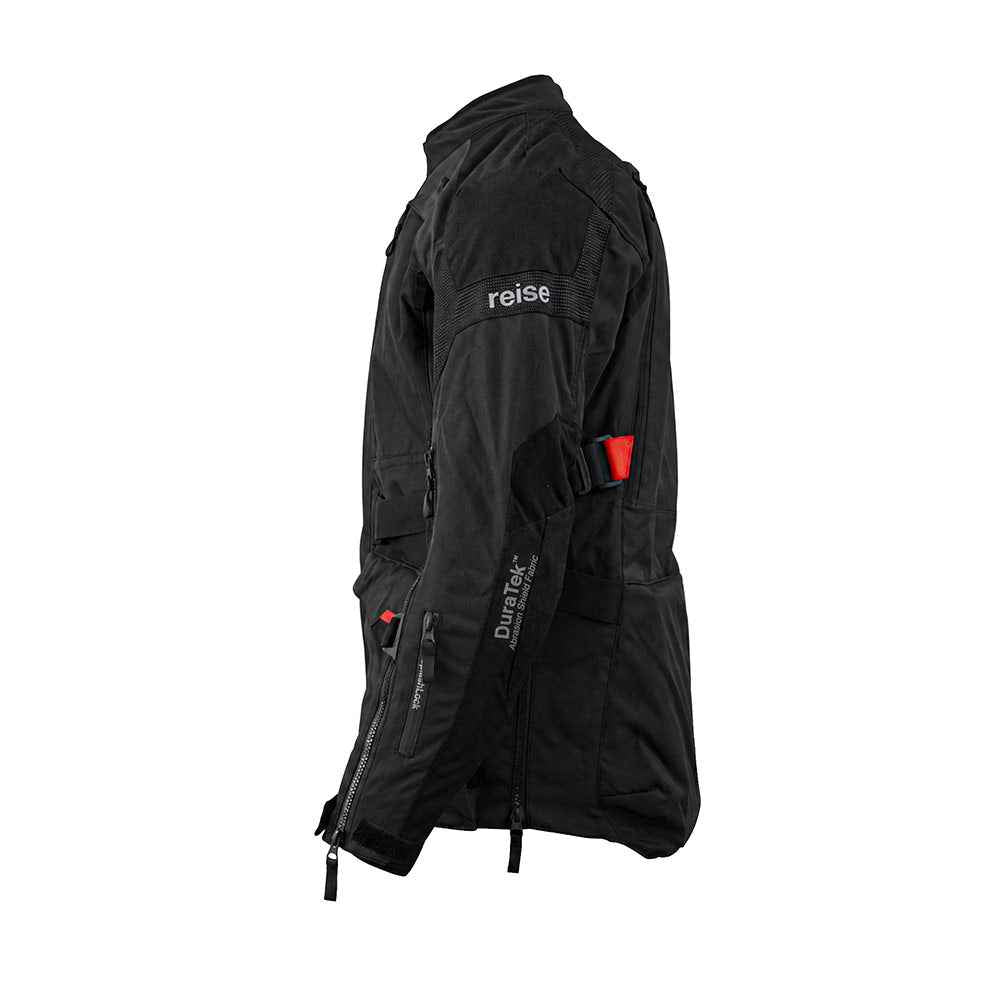 Reise Traverse Motorcycle Adventure Touring Jacket (Black) - REJK004SML025