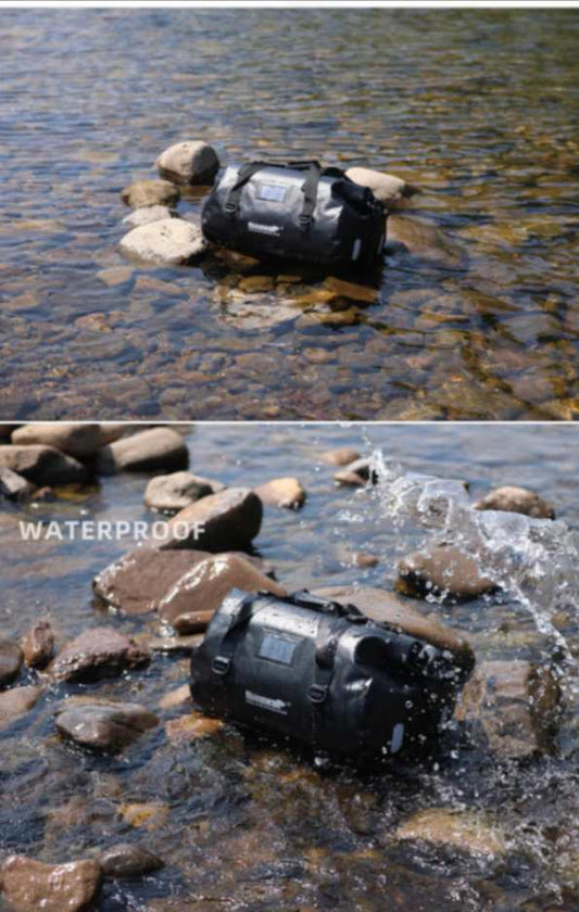 Rhinowalk 45L Waterproof Motorcycle Duffle Bag Heavy Duty Motorcycle Dry Tail Tool Bag for Adventure Bike (MT20450)