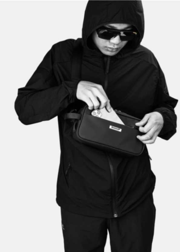 Rhinowalk Motorcycle Bag Rear Seat Tool Used Saddlebag (X21921)