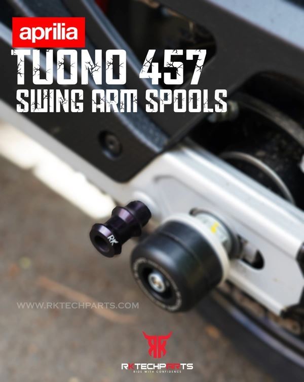Rktech-Swing Arm Spool For Aprilia Tuono 457