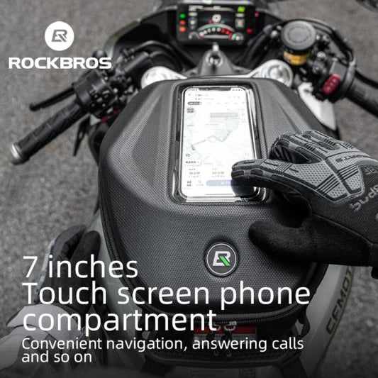 Rockbros Hard Shell Motorcycle Tank Bag Waterproof Motorcycle Bag (30120040001)