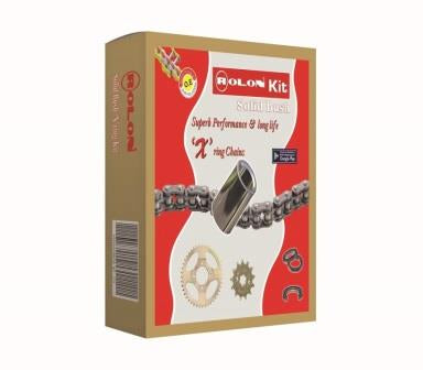 Rolon Brass Chain Sproket Kit HPXR 288 - JAWA STANDARD/42 - Riders Junction