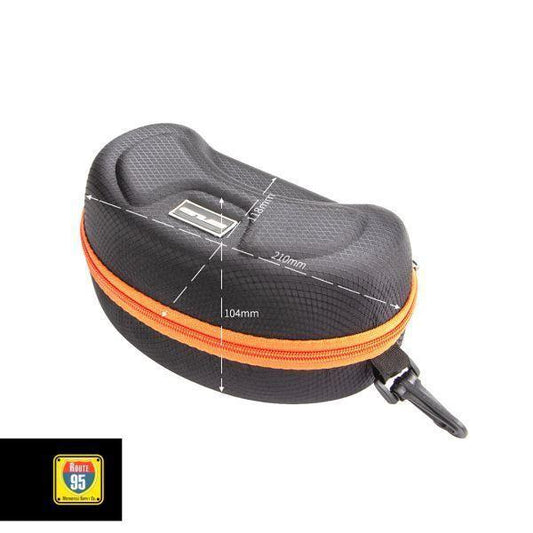 Route95-GUB Rally Pro Goggles (Matte Black Green Lens)